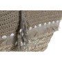 DKD Home Decor Bolso de Seagrass y Yute con Conchas Natural