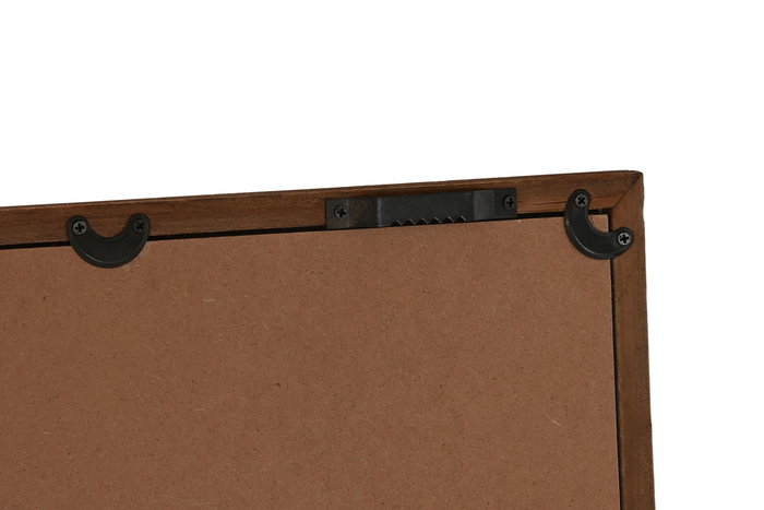 DKD Home Decor Cuadro Atlantico Blanco Madera y Cristal Velero 80 x 60 x 2.5 cm (2 Unidades)