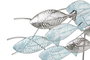 DKD Home Decor Decoración de Metal de Peces, 65,4x9x39,5 cm, 2 Piezas Surtidas