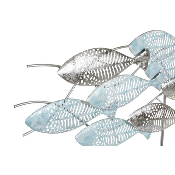 DKD Home Decor Decoración de Metal de Peces, 65,4x9x39,5 cm, 2 Piezas Surtidas DKD Home Decor Decoración de Metal de Peces, 65,4x9x39,5 cm, 2 Piezas Surtidas