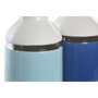 DKD Home Decor Jarrón de Gres Plateado Surtido de 2 Unidades
