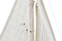 DKD Home Decor Barco de Madera Maciza Verde Menta