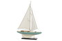 DKD Home Decor Barco de Madera Maciza Verde Menta