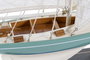 DKD Home Decor Barco de Madera Maciza Verde Menta