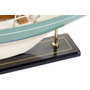 DKD Home Decor Barco de Madera Maciza Verde Menta