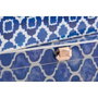 DKD Home Decor Joyero Set de 2 de Madera con Mosaico Azul