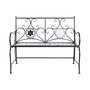 Banco DKD Home Decor Cerámica Mosaico Negro Metal Multicolor (111 x 54 x 88 cm)