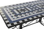 Banco DKD Home Decor Cerámica Mosaico Negro Metal Multicolor (111 x 54 x 88 cm)