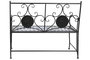 Banco DKD Home Decor Cerámica Mosaico Negro Metal Multicolor (111 x 54 x 88 cm)