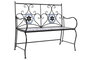 Banco DKD Home Decor Cerámica Mosaico Negro Metal Multicolor (111 x 54 x 88 cm)