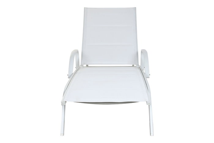 Tumbona Terraza Y Jardin DKD Home Decor Blanco 70 x 30 x 193 cm