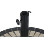 DKD Home Decor Base para Parasol de Gres con Azulejo, 50x50x32,5 cm