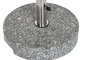 DKD Home Decor Base Parasol Terraza y Jardín Gris Granito/Inox 38 x 41 x 38 cm Capacidad 24kg