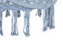 DKD Home Decor Silla Colgante Terraza Y Jardin Azul Celeste 63 x 128 x 80 cm Capacidad 100kg