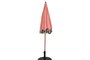 DKD Home Decor Parasol para Terraza y Jardín Coral 180x180x190 cm con Flecos Desmontable