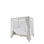DKD Home Decor Cama Chill Out de Aluminio con Doble Toldo, 148x188x205 cm