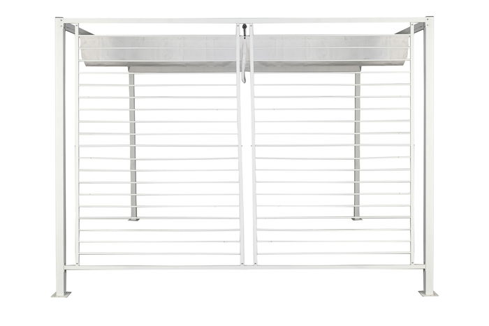 DKD Home Decor Pérgola para Terraza y Jardín Blanco 296 x 225 x 296 cm DKD Home Decor Pérgola para Terraza y Jardín Blanco 296 x 225 x 296 cm