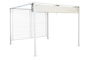 DKD Home Decor Pérgola para Terraza y Jardín Blanco 296 x 225 x 296 cm