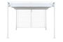 DKD Home Decor Pérgola para Terraza y Jardín Blanco 296 x 225 x 296 cm