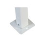 DKD Home Decor Pérgola de Acero y Poliéster 296x296x225 cm Blanco