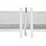 DKD Home Decor Pérgola de Acero y Poliéster 296x296x225 cm Blanco