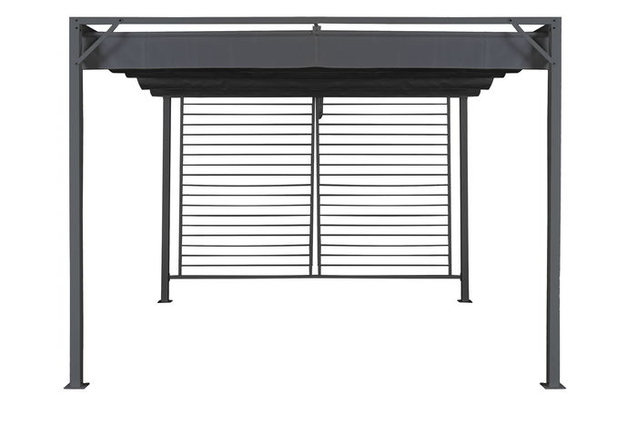 DKD Home Decor Pérgola para Terraza y Jardín Gris 300 x 230 x 300 cm DKD Home Decor Pérgola para Terraza y Jardín Gris 300 x 230 x 300 cm