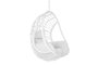 DKD Home Decor Sillón Colgante de Ratán Sintético Blanco y Crudo con Cojines