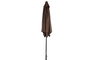 DKD Home Decor Parasol Basicos Sunlla Marron Negro 270 x 270 x 250 cm