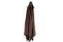 DKD Home Decor Parasol Basicos Sunlla Marron Negro 270 x 270 x 250 cm