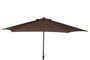 DKD Home Decor Parasol Basicos Sunlla Marron Negro 270 x 270 x 250 cm