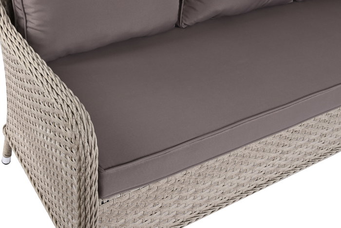 Mesa Terraza Y Jardin DKD Home Decor Marron Oscuro Gris 73 x 81 x 175 cm Set de 4