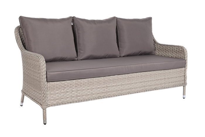 Mesa Terraza Y Jardin DKD Home Decor Marron Oscuro Gris 73 x 81 x 175 cm Set de 4