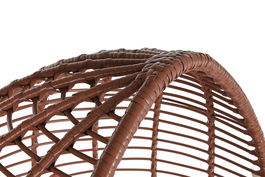 DKD Home Decor Sillón Terraza Y Jardín Terracota Blanco 65 x 151 x 90 cm