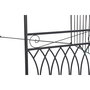 DKD Home Decor Pérgola Terraza y Jardín Negro Hierro 304 x 332 x 304 cm
