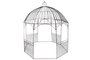 DKD Home Decor Pérgola de Hierro Cenador Negro 304x304x332 cm