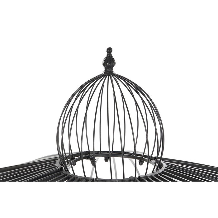 DKD Home Decor Pérgola Terraza y Jardín Negro Hierro 304 x 332 x 304 cm