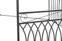 DKD Home Decor Pérgola de Hierro Cenador Negro 304x304x332 cm