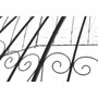 DKD Home Decor Pérgola de Hierro Cenador Negro 304x304x332 cm
