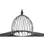 DKD Home Decor Pérgola de Hierro Cenador Negro 304x304x332 cm