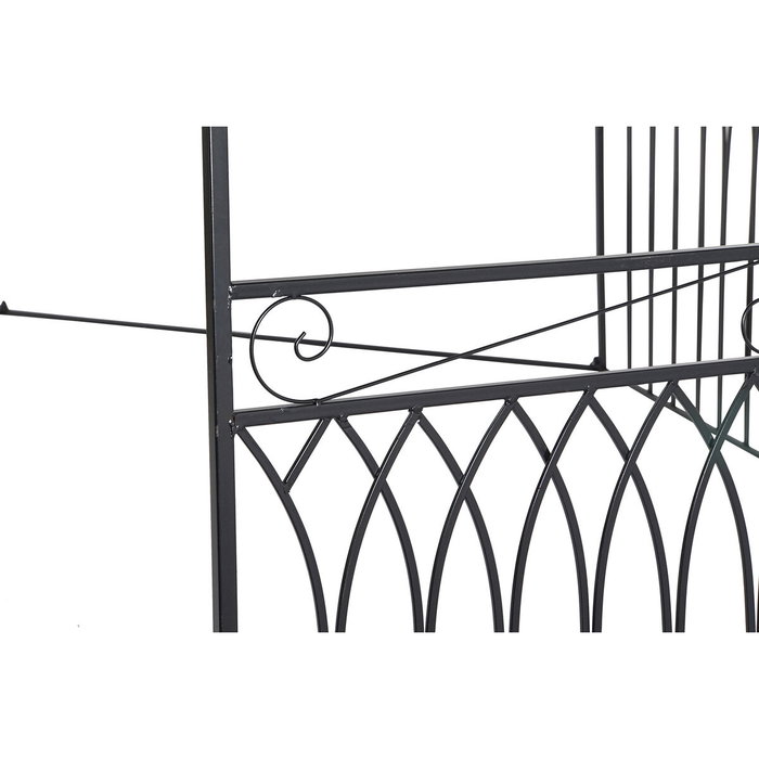 DKD Home Decor Pérgola de Hierro Cenador Negro 304x304x332 cm DKD Home Decor Pérgola de Hierro Cenador Negro 304x304x332 cm