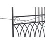 DKD Home Decor Pérgola de Hierro Cenador Negro 304x304x332 cm