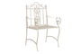 DKD Home Decor Silla Terraza Y Jardin Blanco 63.5 x 52 x 98 cm