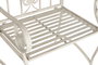 DKD Home Decor Silla Terraza Y Jardin Blanco 63.5 x 52 x 98 cm