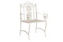 DKD Home Decor Silla Terraza Y Jardin Blanco 63.5 x 52 x 98 cm