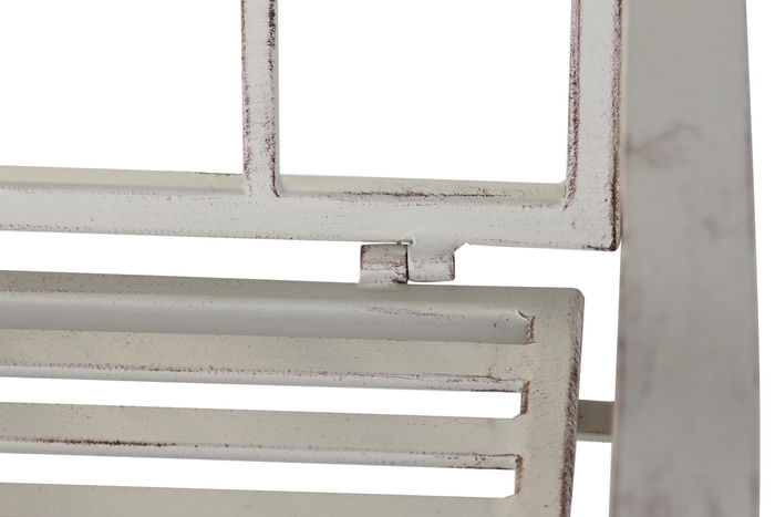 DKD Home Decor Silla Terraza Y Jardin Blanco 63.5 x 52 x 98 cm