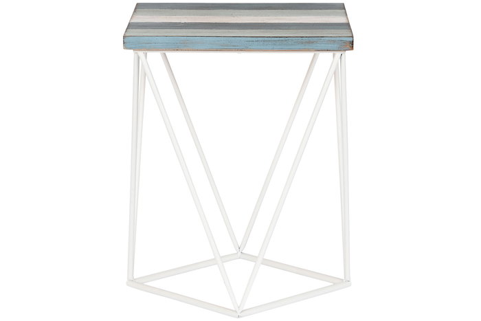 Mesita Auxiliar Mediterraneo DKD Home Decor Azul Blanco 40 x 51 x 40 cm