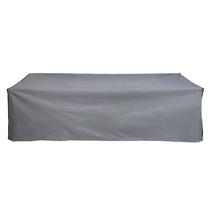 DKD Home Decor Funda de Sofá en Poliéster Gris Oscuro 205x80x60 cm