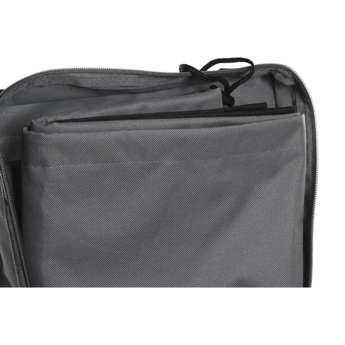DKD Home Decor Funda de Poliéster para Mesa Redonda, Gris Oscuro, 132x132x75 cm DKD Home Decor Funda de Poliéster para Mesa Redonda, Gris Oscuro, 132x132x75 cm