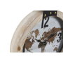DKD Home Decor Reloj de Pared Mapamundi Pack de 2 unidades