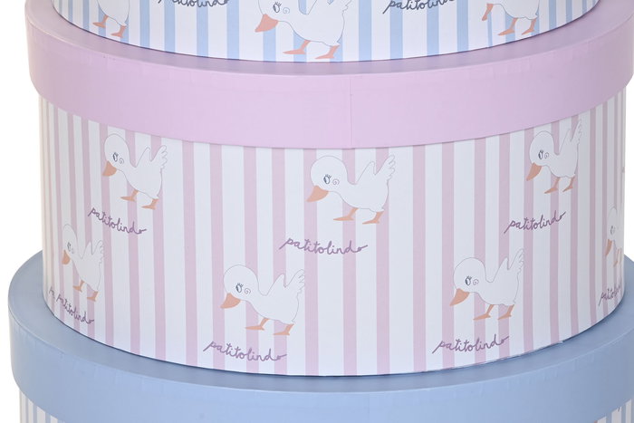 DKD Home Decor Patito Lindo 23 Caja Rosa Azul Set de 10 Piezas 37.5 x 18 x 37.5 cm DKD Home Decor Patito Lindo 23 Caja Rosa Azul Set de 10 Piezas 37.5 x 18 x 37.5 cm
